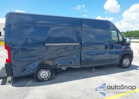 2021 Ram Promaster 3500 Cargo Van High Roof 159 Wb Ext from USA, damaged, VIN 3C6FRVJG4ME503205